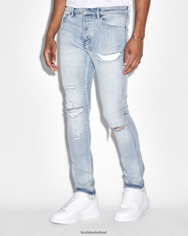 Ksubi mannelijk chitchpunk sloeg XT0TV381 kleding blauw