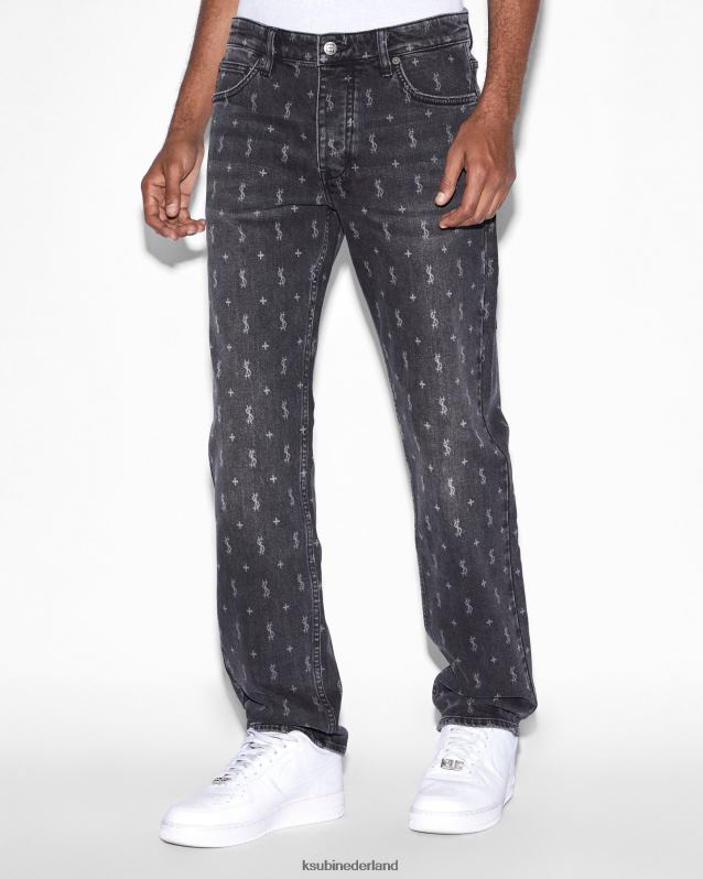 Ksubi mannelijk hazlow allstar XT0TV330 kleding zwart