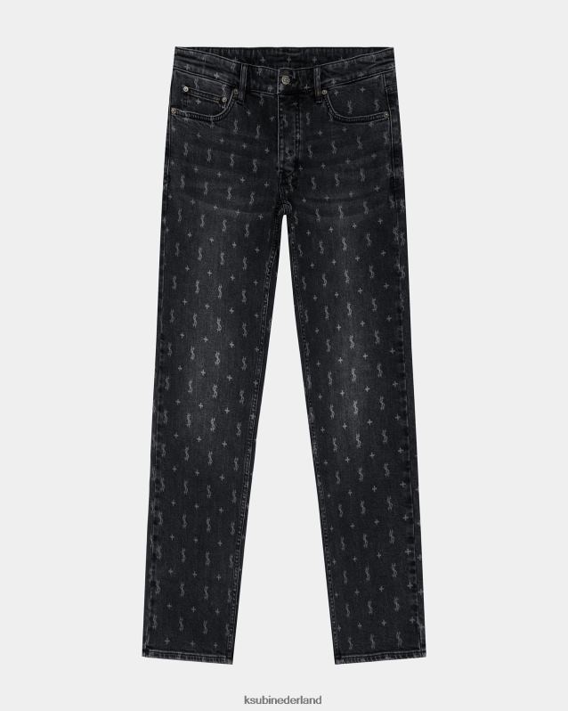 Ksubi mannelijk hazlow allstar XT0TV330 kleding zwart