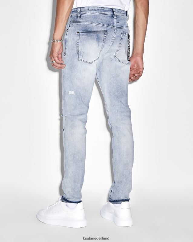 Ksubi mannelijk kletsen XT0TV419 kleding blauw