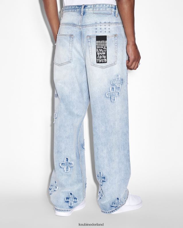 Ksubi mannelijk maxx kraftwerk XT0TV492 kleding blauw