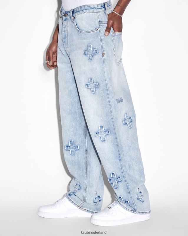 Ksubi mannelijk maxx kraftwerk XT0TV492 kleding blauw