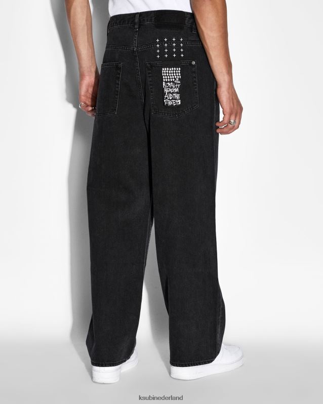 Ksubi mannelijk maxx zwart XT0TV490 kleding zwart
