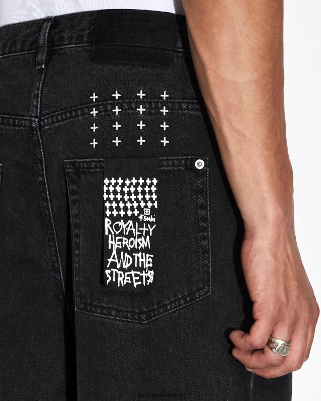 Ksubi mannelijk maxx zwart XT0TV490 kleding zwart