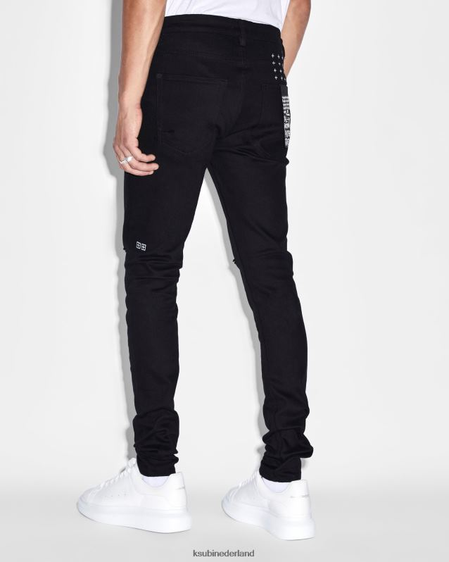 Ksubi mannelijk van Winkle Ace-schijfje XT0TV293 kleding zwart