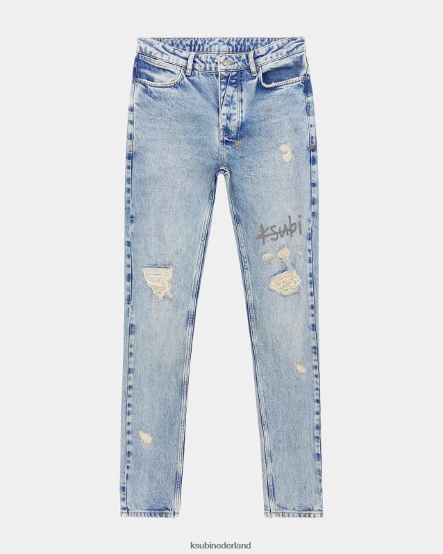 Ksubi mannelijk van Winkle erfgoedreparatie XT0TV370 kleding blauw