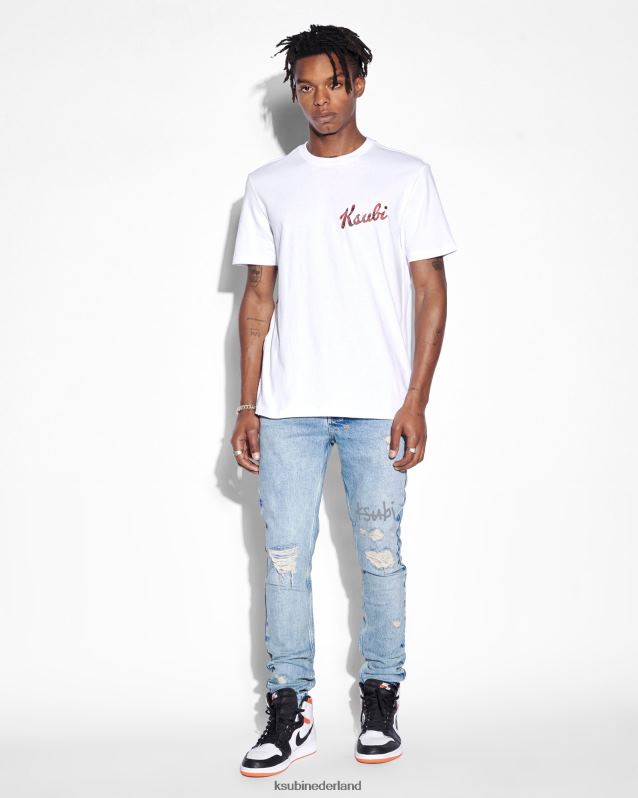Ksubi mannelijk van Winkle erfgoedreparatie XT0TV370 kleding blauw
