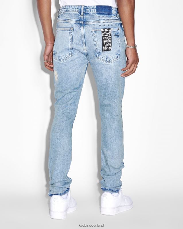 Ksubi mannelijk van Winkle erfgoedreparatie XT0TV370 kleding blauw