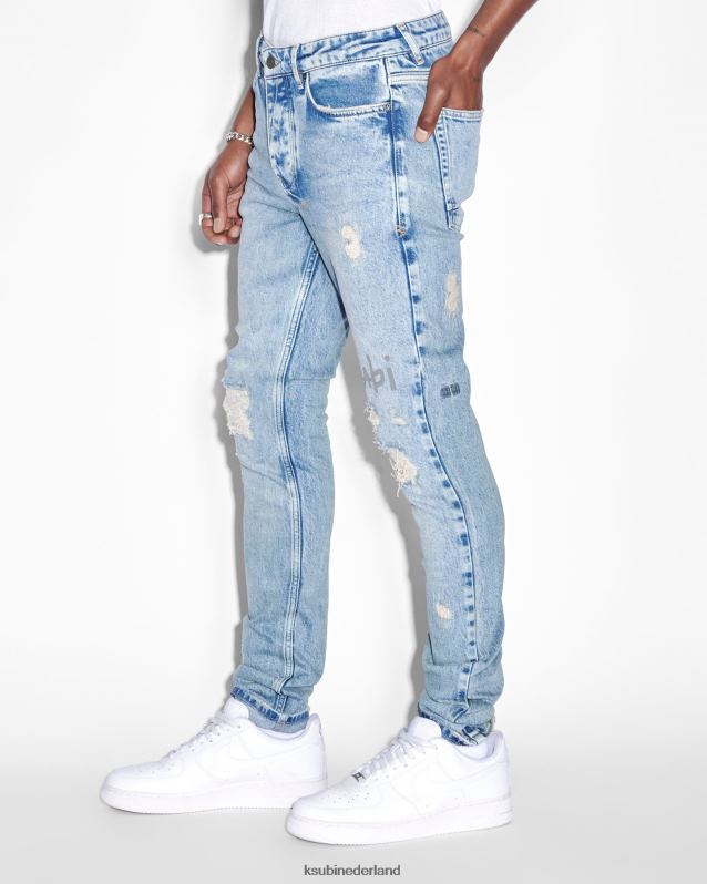 Ksubi mannelijk van Winkle erfgoedreparatie XT0TV370 kleding blauw