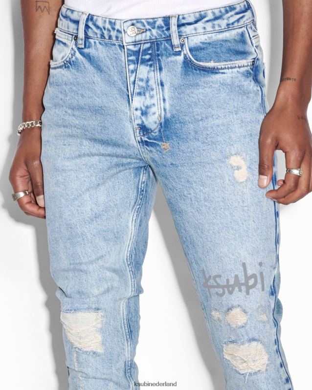 Ksubi mannelijk van Winkle erfgoedreparatie XT0TV370 kleding blauw