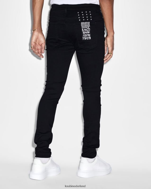 Ksubi mannelijk van winkel XT0TV317 kleding zwart