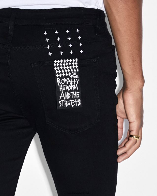 Ksubi mannelijk van winkel XT0TV317 kleding zwart