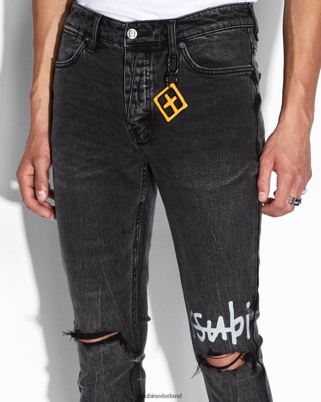 Ksubi mannelijk van winkle 1999 XT0TV480 kleding zwart
