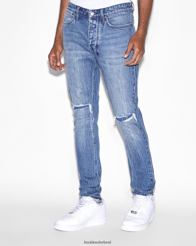 Ksubi mannelijk van winkle bluuu XT0TV421 kleding blauwe medium wassing