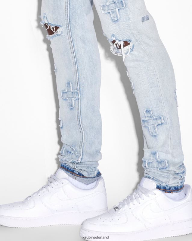 Ksubi mannelijk van winkle kraftwerk XT0TV478 kleding blauw