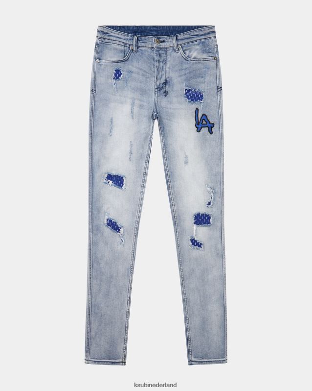 Ksubi mannelijk van winkle la vernielde dromen XT0TV486 kleding blauw