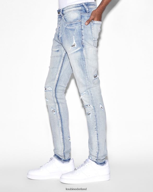 Ksubi mannelijk van winkle-punk XT0TV316 kleding blauw