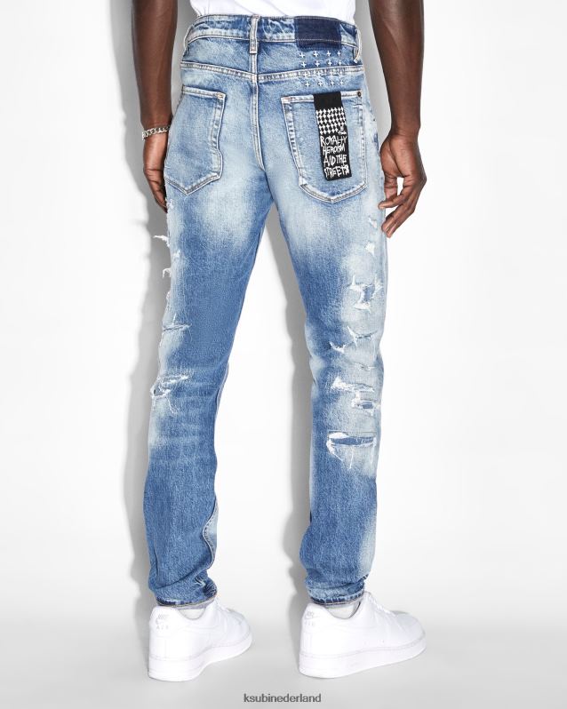 Ksubi mannelijk van winkle tektonik gebeld XT0TV394 kleding blauw