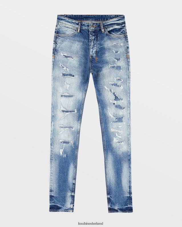 Ksubi mannelijk van winkle tektonik gebeld XT0TV394 kleding blauw