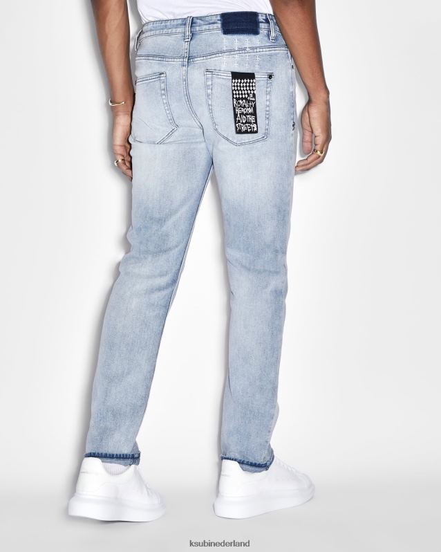 Ksubi mannelijk wazig XT0TV395 kleding blauw