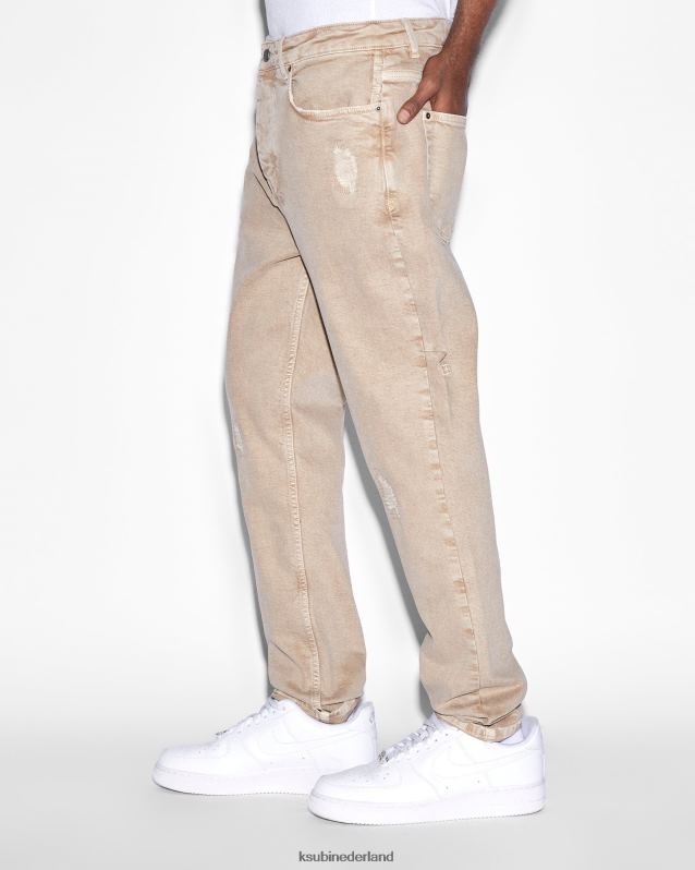 Ksubi mannelijk wolfgang aardetinten XT0TV348 kleding bruin wassen
