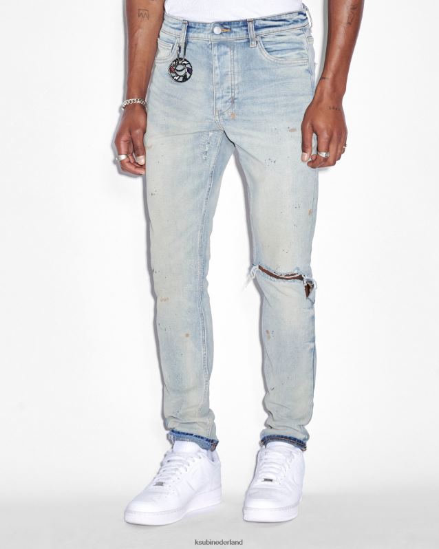 Ksubi mannelijk zo snel mogelijk tyy olievlek XT0TV497 kleding blauw