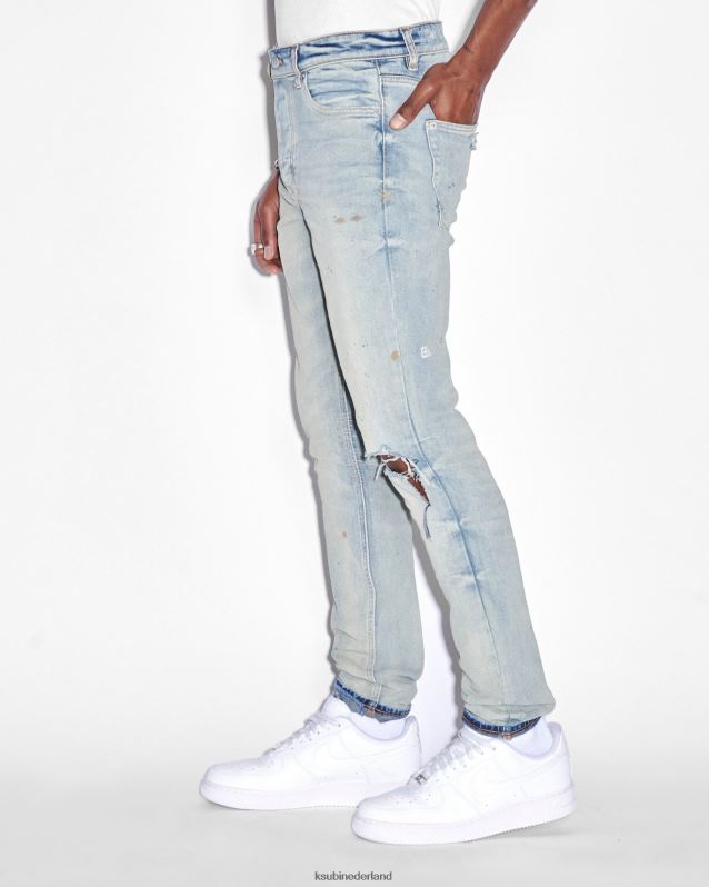 Ksubi mannelijk zo snel mogelijk tyy olievlek XT0TV497 kleding blauw