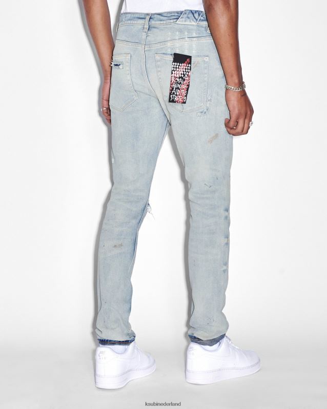 Ksubi mannelijk zo snel mogelijk tyy olievlek XT0TV497 kleding blauw