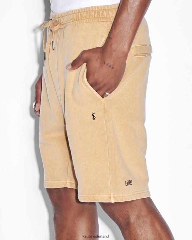 Ksubi mannelijk 4x4 trak kort XT0TV462 kleding donker barnsteen