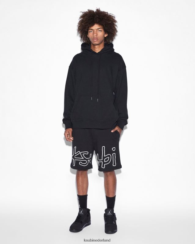 Ksubi mannelijk 4x4 trak kort uit 1999 XT0TV403 kleding pikzwart
