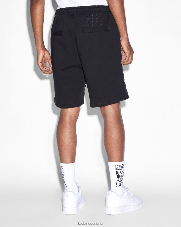 Ksubi mannelijk 4x4 trak kort uit 1999 XT0TV403 kleding pikzwart