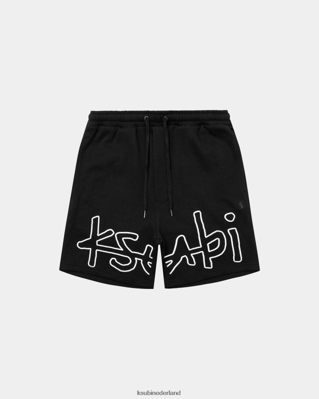 Ksubi mannelijk 4x4 trak kort uit 1999 XT0TV403 kleding pikzwart