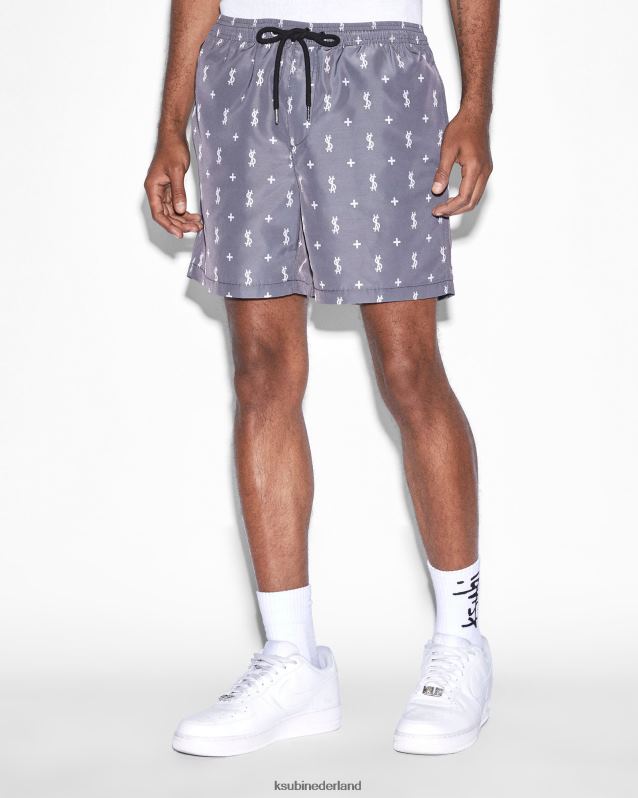 Ksubi mannelijk allstar boardshort XT0TV463 kleding zwart