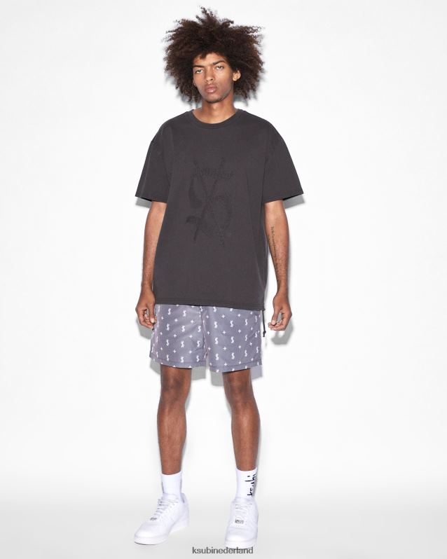 Ksubi mannelijk allstar boardshort XT0TV463 kleding zwart