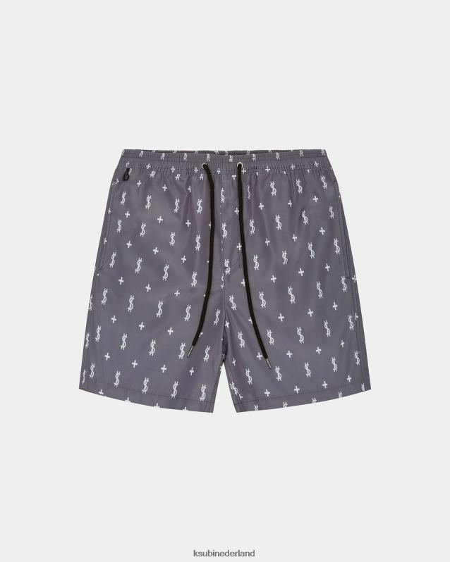Ksubi mannelijk allstar boardshort XT0TV463 kleding zwart