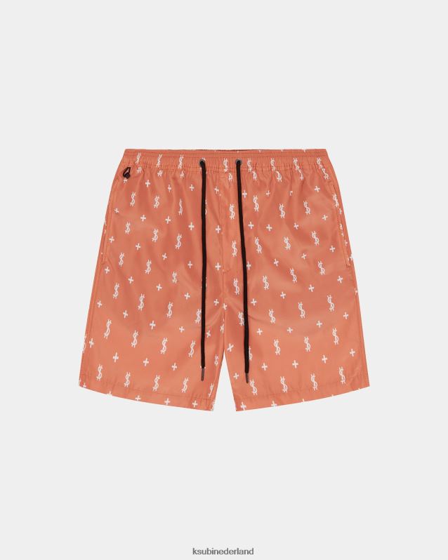 Ksubi mannelijk allstar boardshort zaklamp XT0TV319 kleding oranje