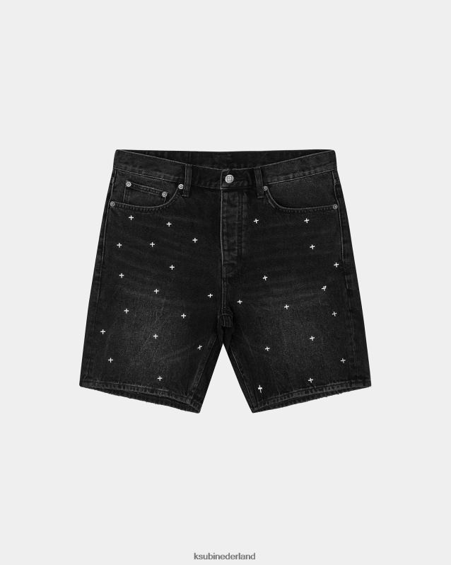 Ksubi mannelijk anti-kort XT0TV313 kleding zwart