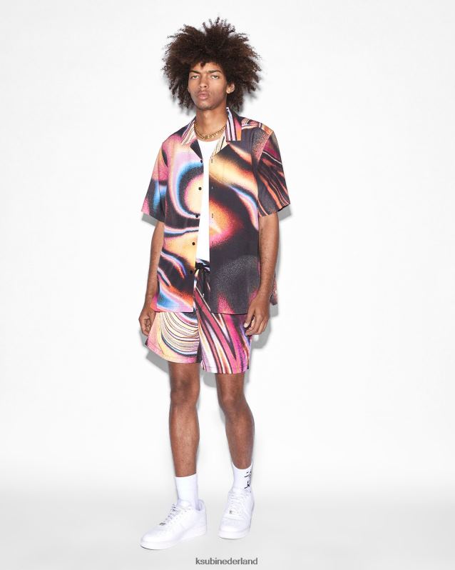 Ksubi mannelijk mindstate boardshort XT0TV501 kleding afdrukken