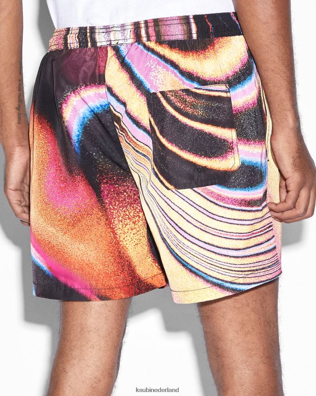 Ksubi mannelijk mindstate boardshort XT0TV501 kleding afdrukken
