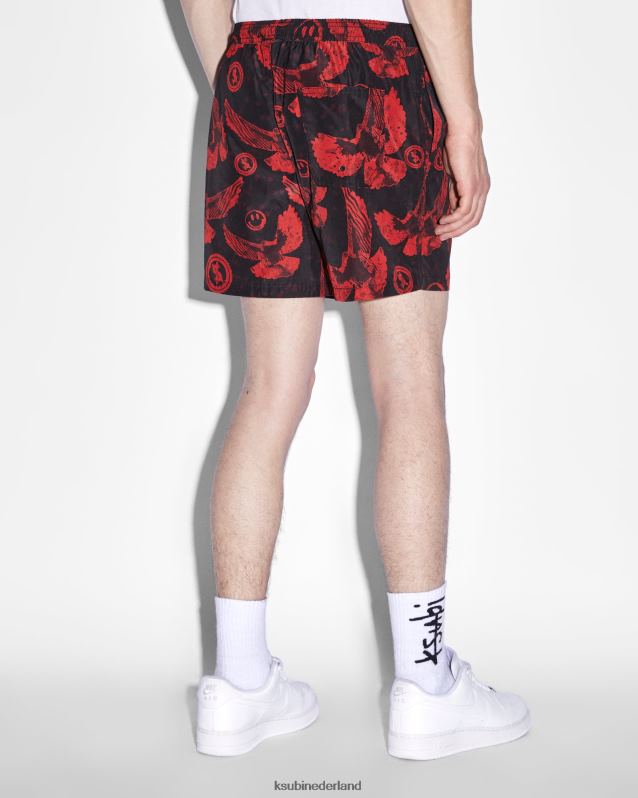 Ksubi mannelijk vlucht boardshort XT0TV464 kleding zwart