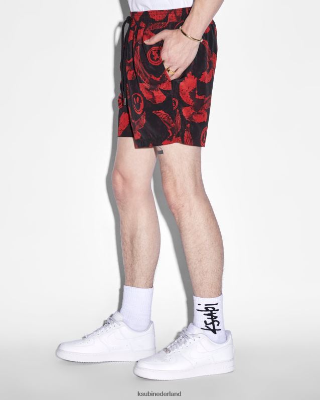 Ksubi mannelijk vlucht boardshort XT0TV464 kleding zwart