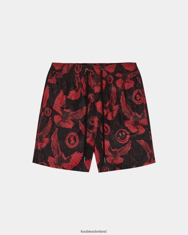 Ksubi mannelijk vlucht boardshort XT0TV464 kleding zwart