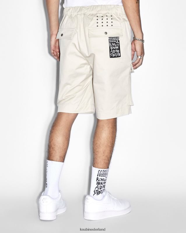 Ksubi mannelijk voortvluchtige lading kort XT0TV427 kleding woestijn bruin