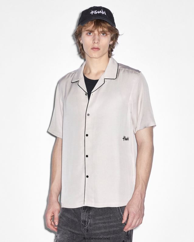 Ksubi mannelijk SS-shirt uit de binnenstad uit 1999 XT0TV334 kleding grijs