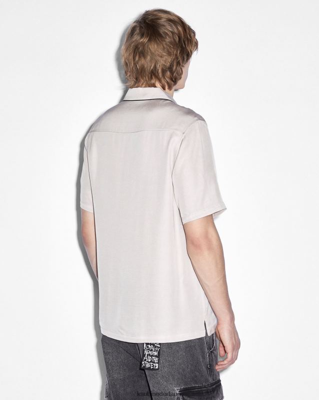 Ksubi mannelijk SS-shirt uit de binnenstad uit 1999 XT0TV334 kleding grijs