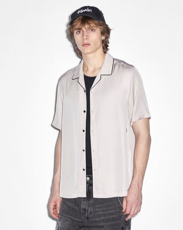 Ksubi mannelijk SS-shirt uit de binnenstad uit 1999 XT0TV334 kleding grijs