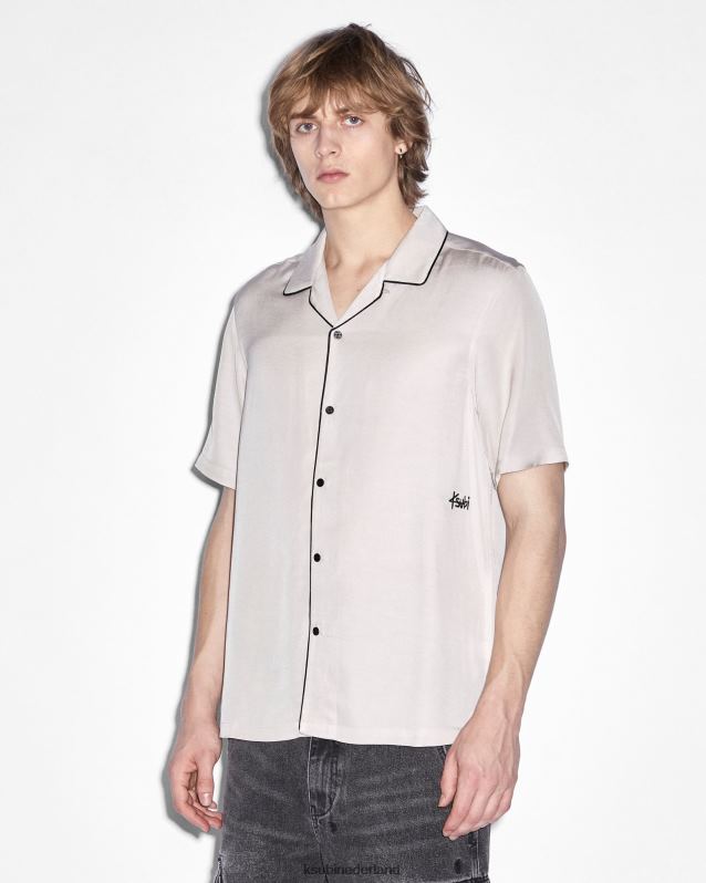 Ksubi mannelijk SS-shirt uit de binnenstad uit 1999 XT0TV334 kleding grijs