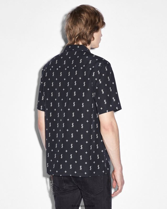 Ksubi mannelijk allstar resort ss-shirt XT0TV338 kleding zwart