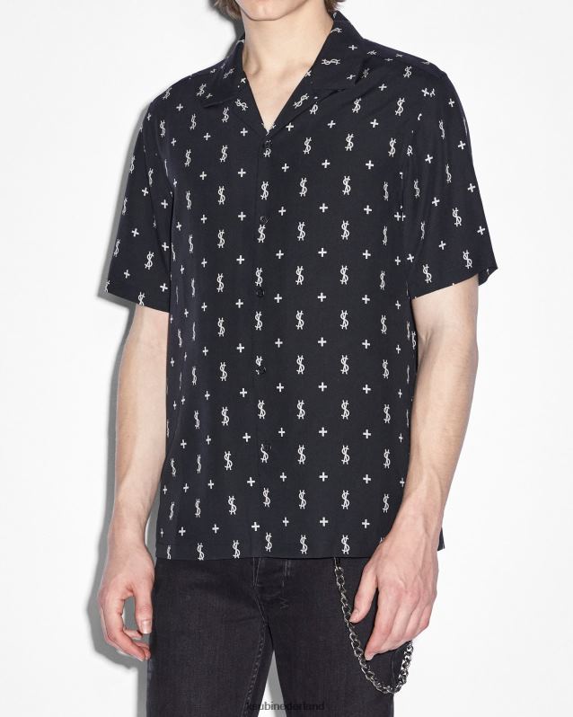 Ksubi mannelijk allstar resort ss-shirt XT0TV338 kleding zwart