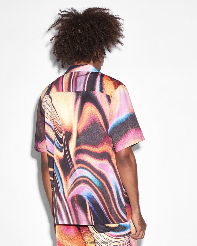 Ksubi mannelijk mind state resort ss-shirt XT0TV415 kleding afdrukken
